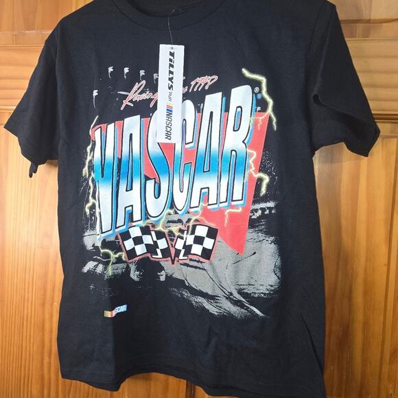 Tilly's Other - Tilly YOUTH M NASCAR Black Cotton Shirt Brand New with tags!